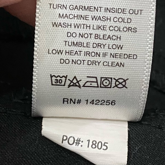 FIGS FW1100 Black Casma Three-Pocket V-Neck Scrub Top Size S - Picture 14 of 16